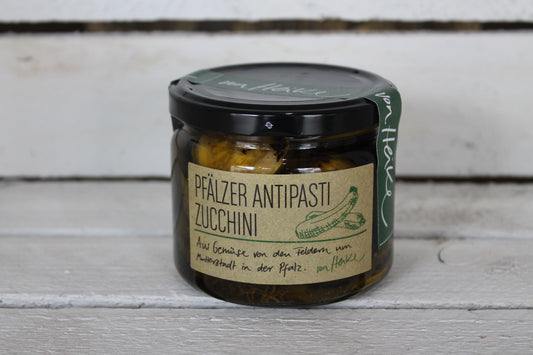 Pfälzer Antipasti Zucchini im Glas